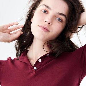 Aeropostale Women’s uniform polo burgundy